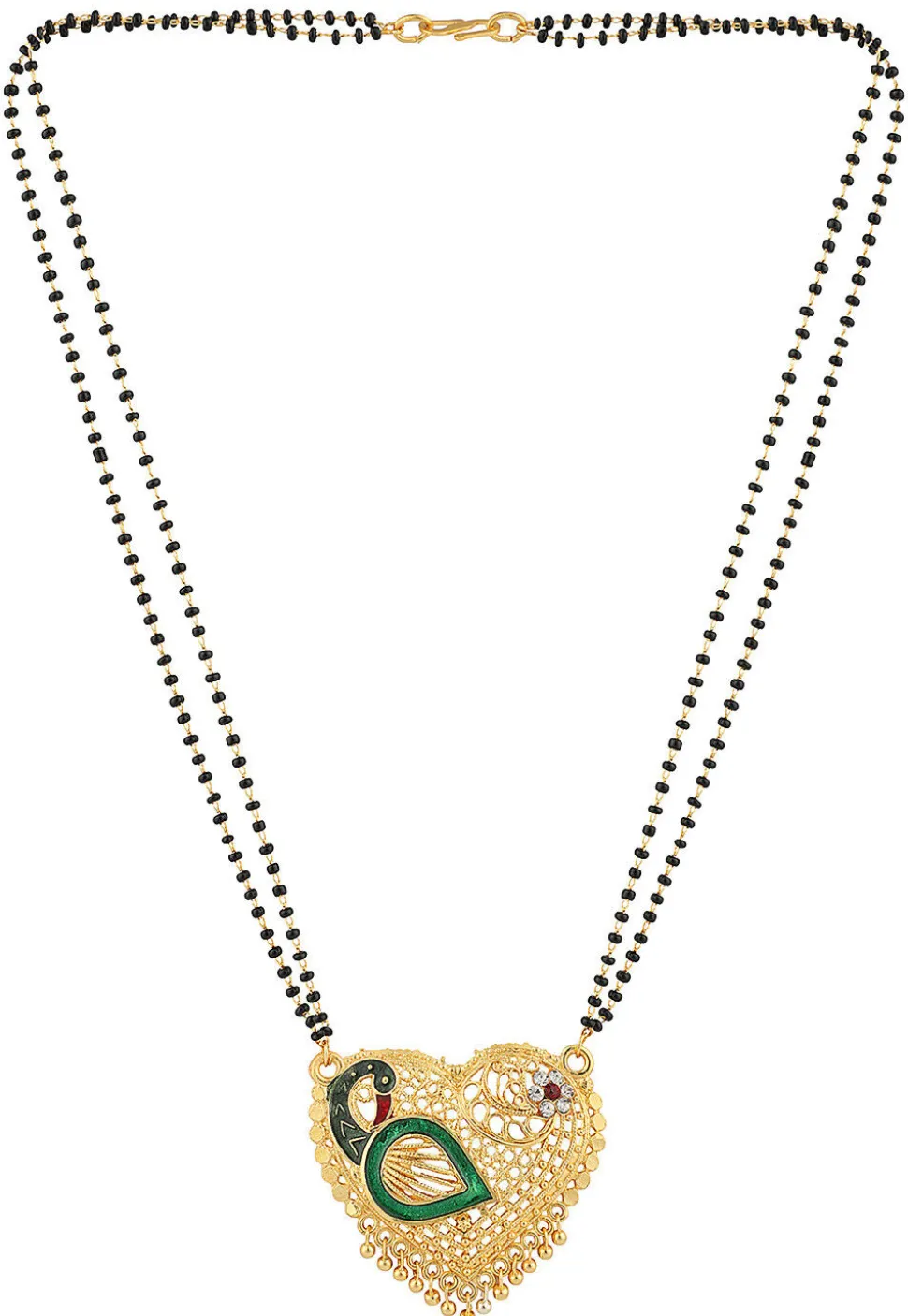 Meenakari Peacock Style Mangalsutra