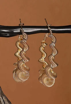 Metallic Hoop Earrings