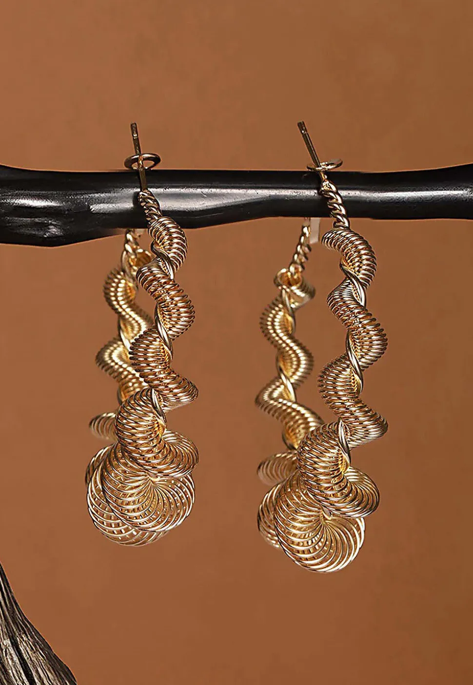 Metallic Hoop Earrings