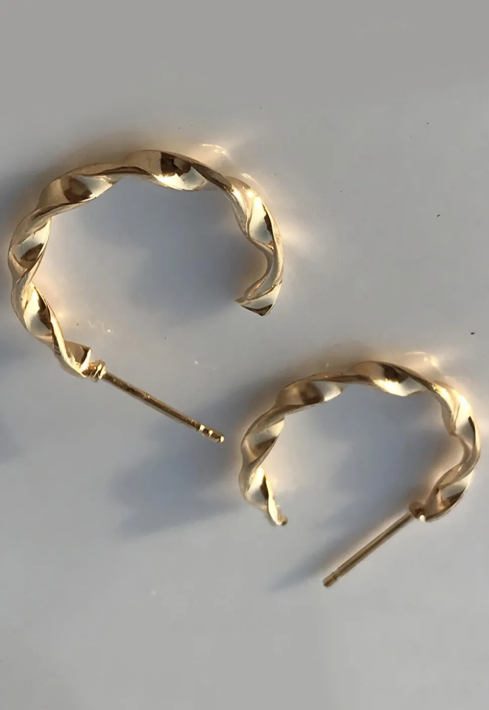Metallic Hoops Earring