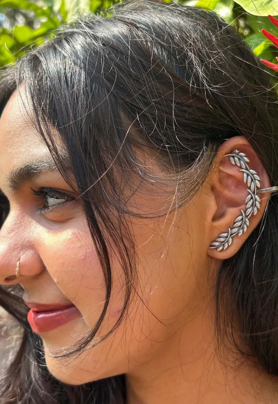 Oxidised Ear Cuff