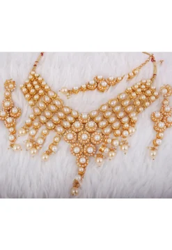 Pearl Choker Necklace Set