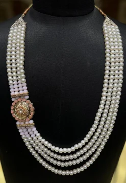 Pearl Layered Kanthimala