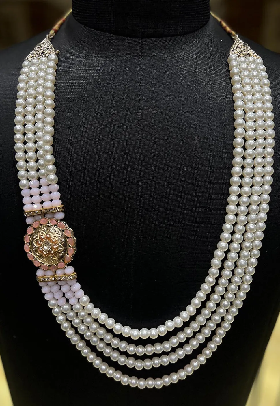 Pearl Layered Kanthimala