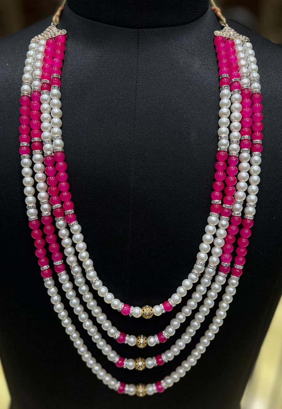Pearl Layered Kanthimala