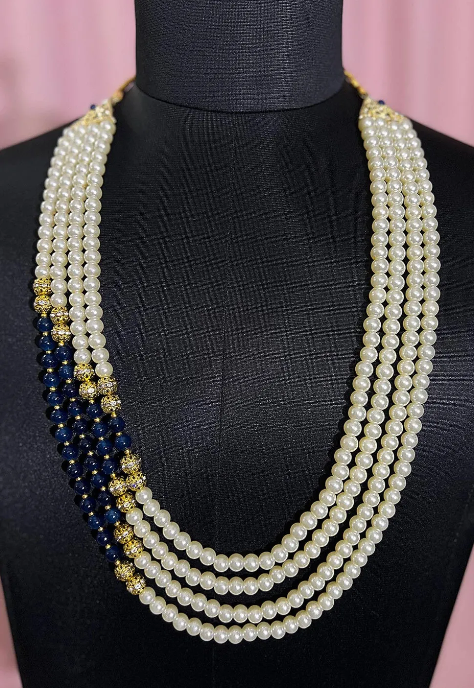 Pearl Layered Kanthimala