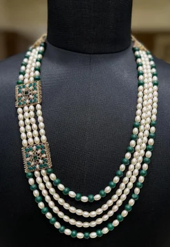 Pearl Layered Kanthimala