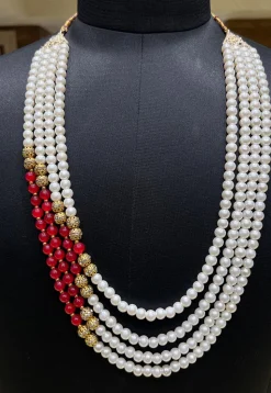 Pearl Layered Kanthimala