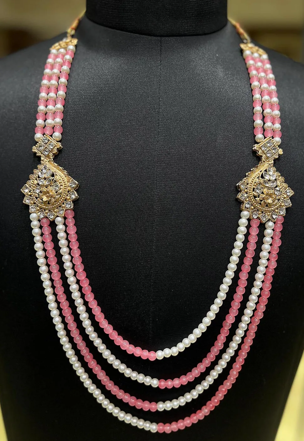 Pearl Layered Kanthimala
