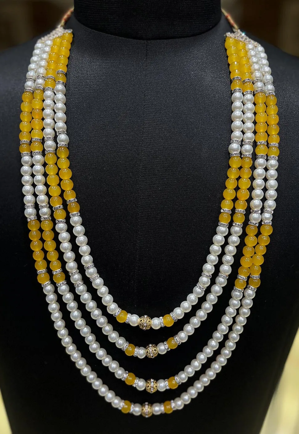 Pearl Layered Kanthimala