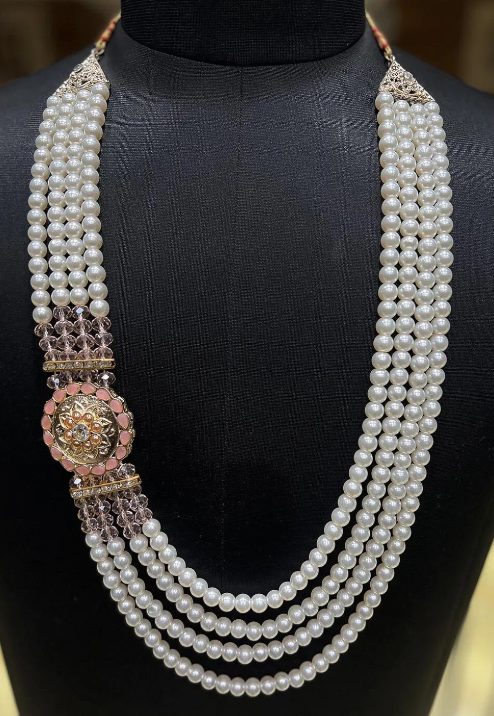 Pearl Layered Kanthimala