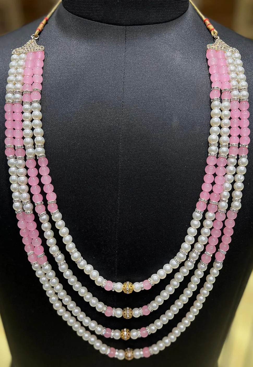 Pearl Layered Kanthimala