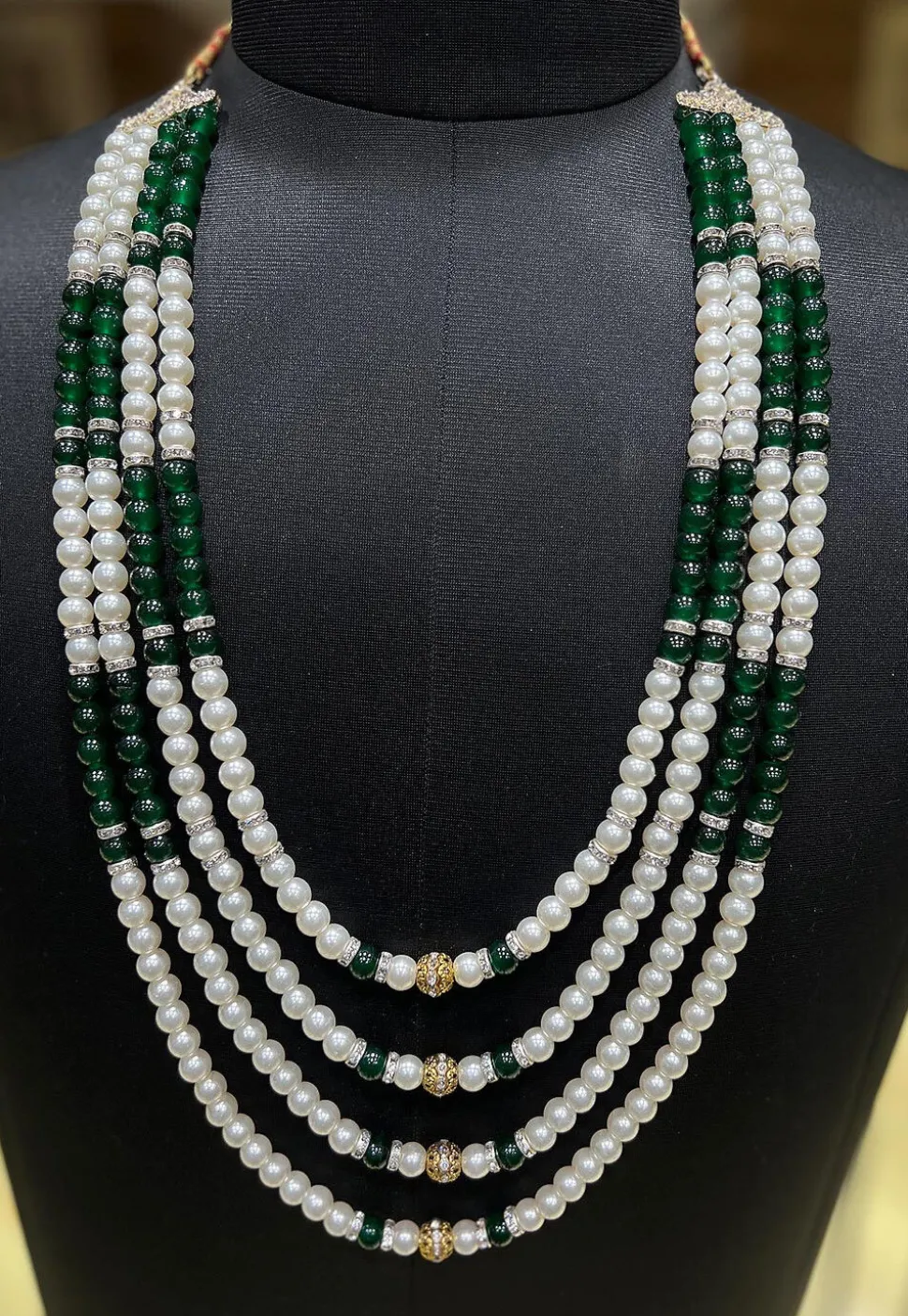 Pearl Layered Kanthimala