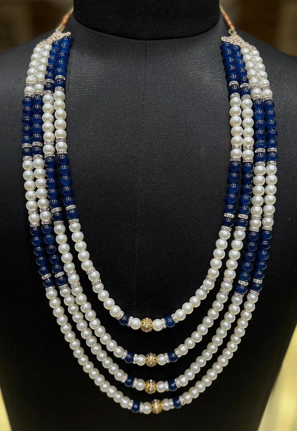 Pearl Layered Kanthimala