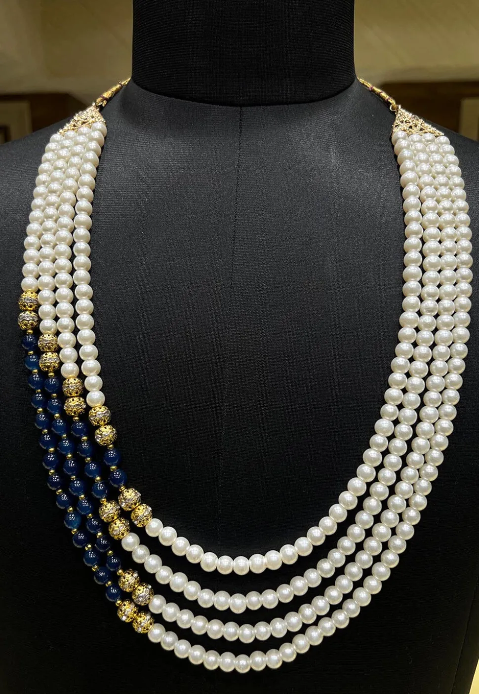 Pearl Layered Kanthimala