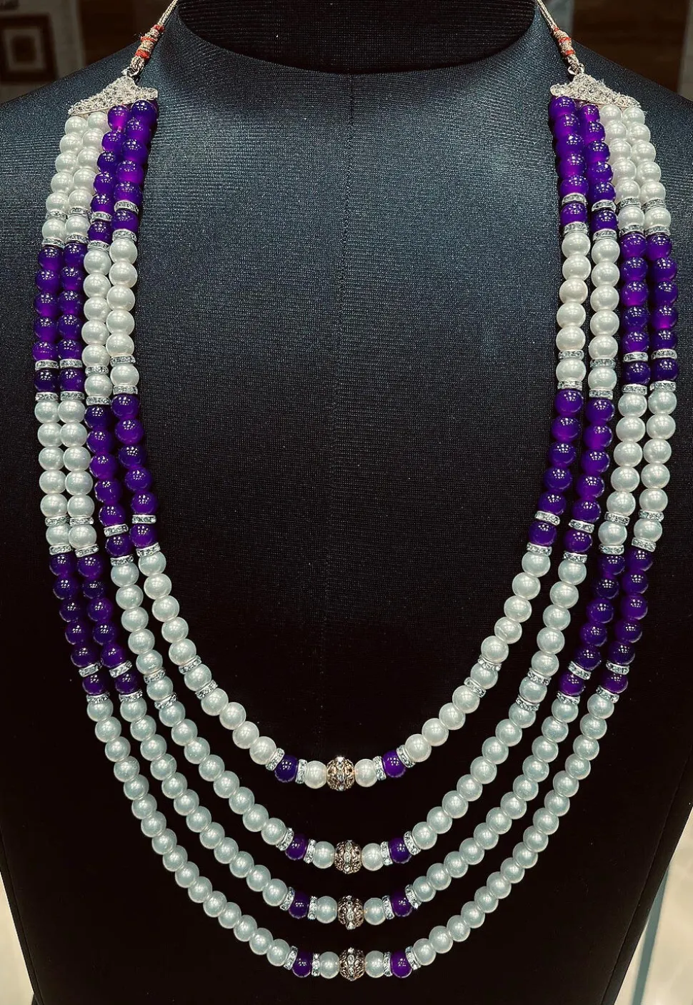 Pearl Layered Kanthimala