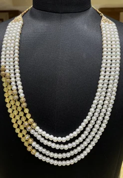 Pearl Layered Kanthimala