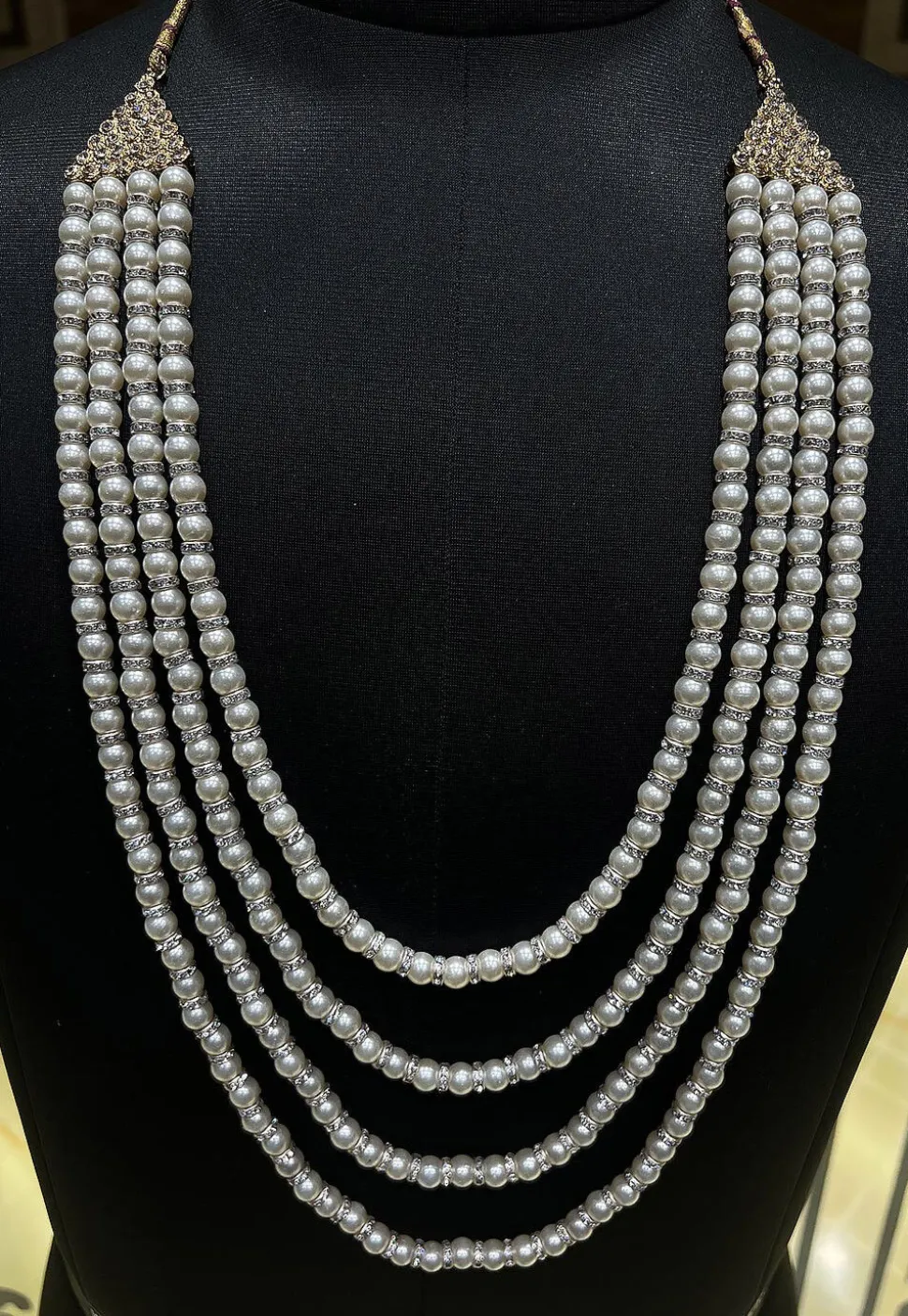 Pearl Layered Kanthimala
