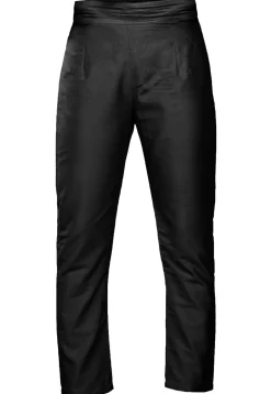 Plain Art Silk Trouser in Black