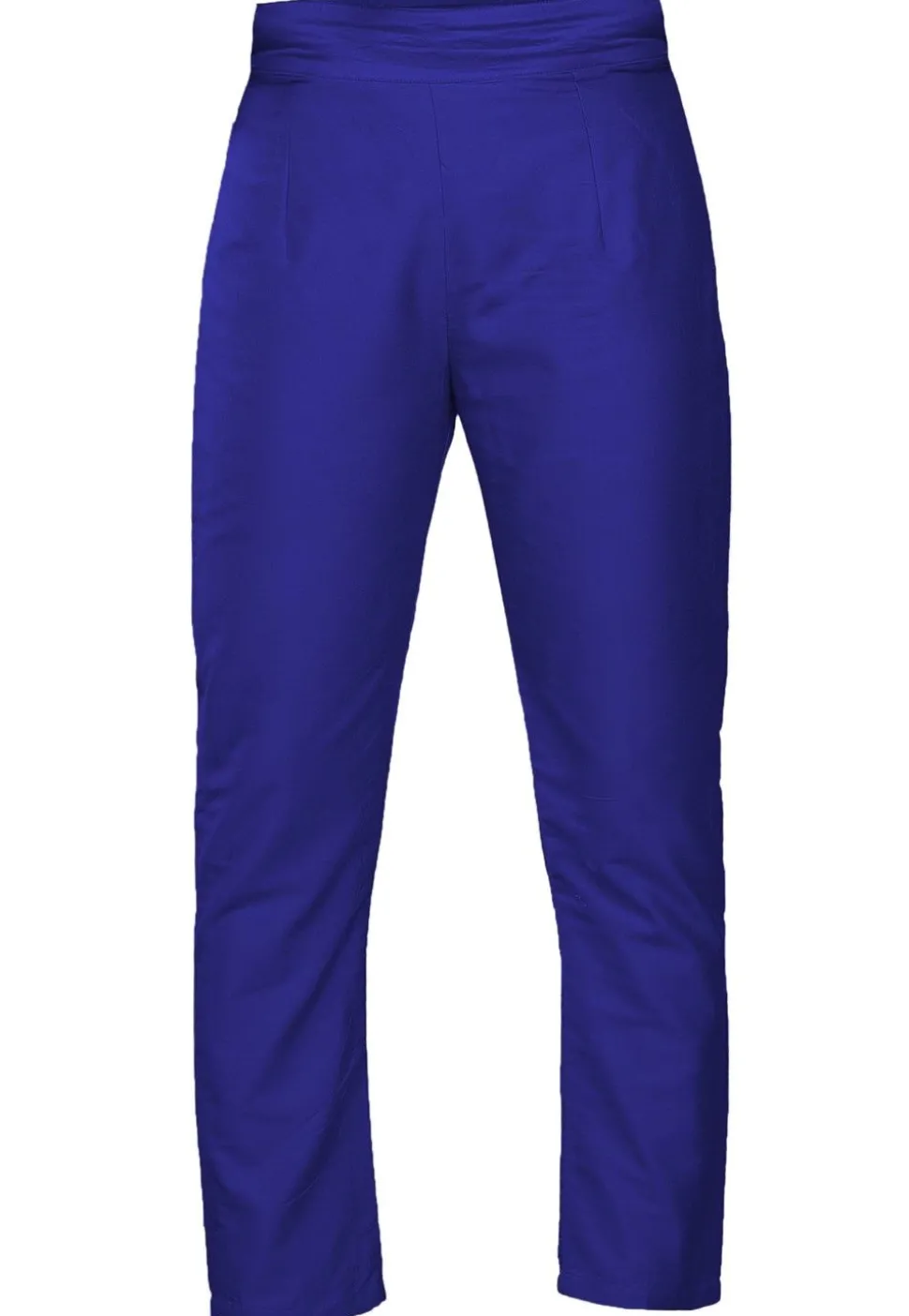 Plain Art Silk Trouser in Royal Blue