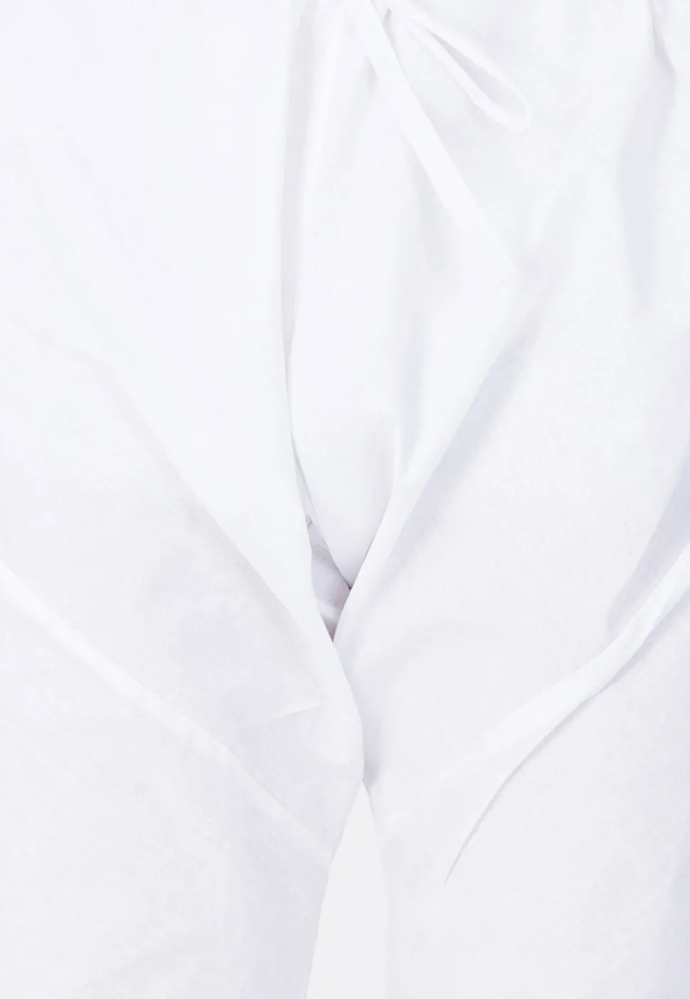 Plain Cotton Churidar in White