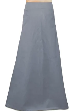 Plain Cotton Petticoat in Grey