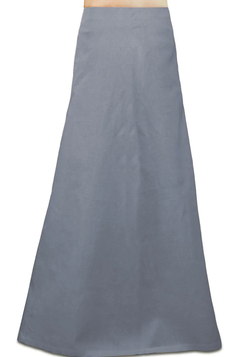 Plain Cotton Petticoat in Grey