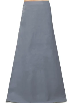 Plain Cotton Petticoat in Grey