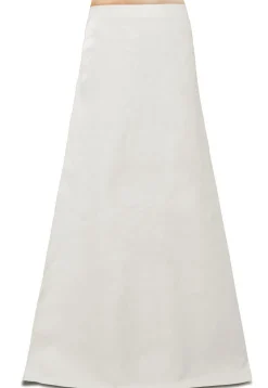 Plain Cotton Petticoat in Off White