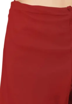 Plain Cotton Silk Churidar in Maroon