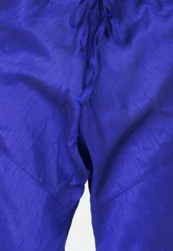 Plain Cotton Silk Churidar in Royal Blue
