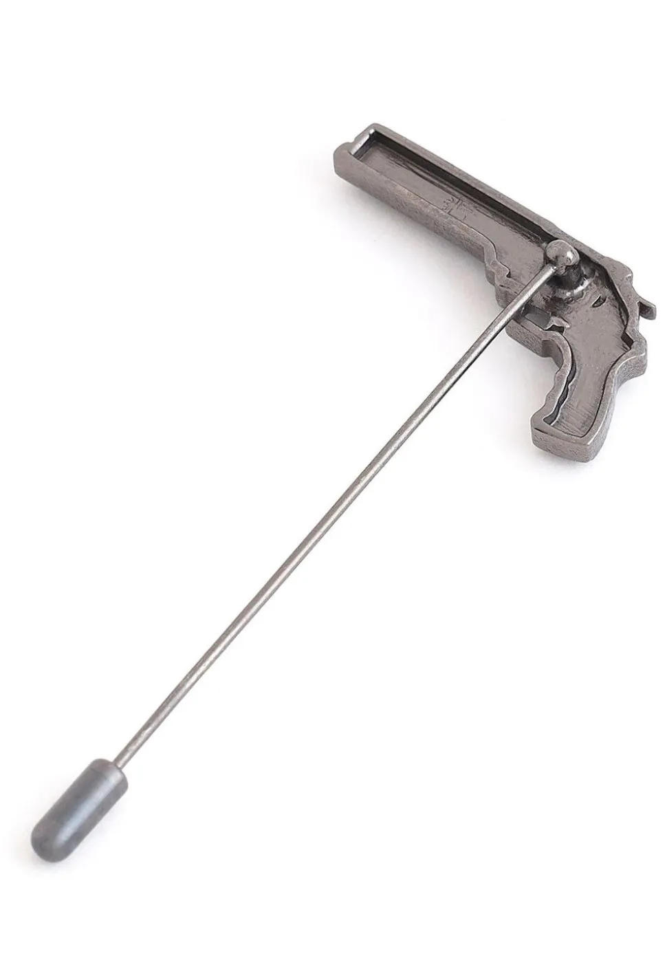 Power Gun Metallic Lapel Pin
