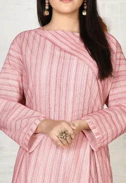 Printed Cotton Gown in Pink