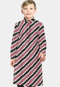 Printed Cotton Kurta in Multicolor