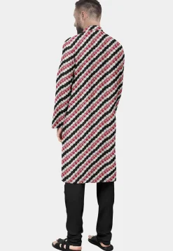 Printed Cotton Kurta Set in Multicolor
