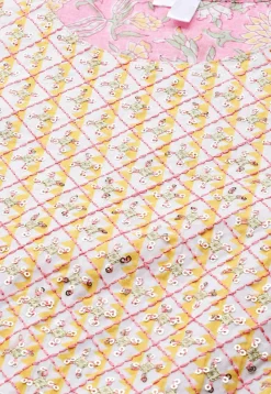 Printed Cotton Pakistani Suit in Pink
