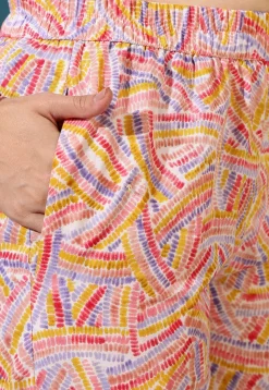 Printed Pure Cotton Pakistani Suit in Peach