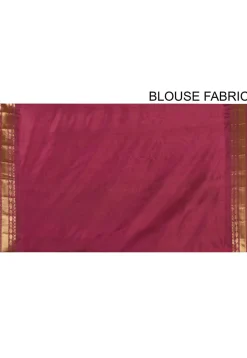 Pure Gadwal Silk Handloom Saree in Blue