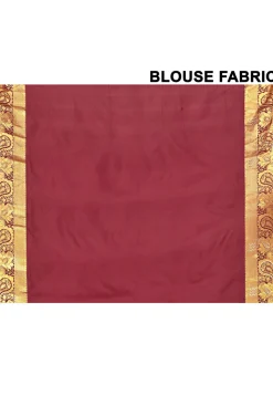 Pure Kanchipuram Silk Embellished Saree in Pink