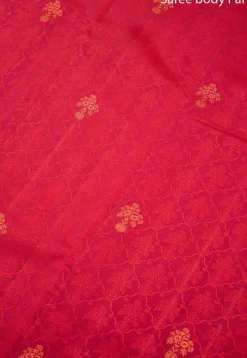 Pure Kanchipuram Silk Handloom Saree in Red