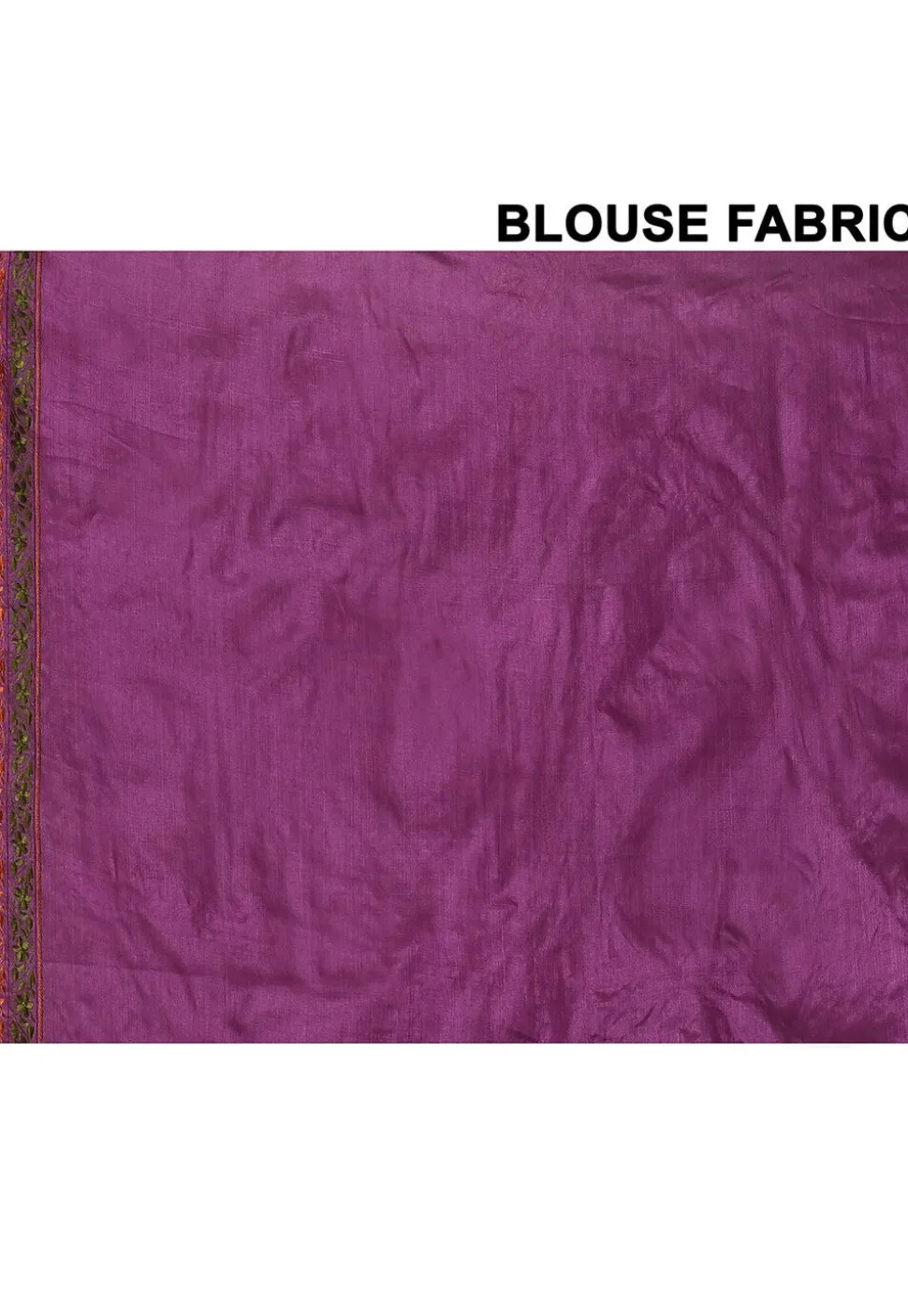 Pure Silk Embroidered Saree in Magenta