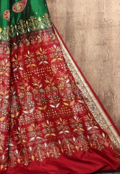 Pure Silk Kanchipuram Saree in Green