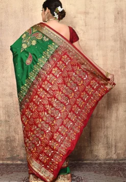 Pure Silk Kanchipuram Saree in Green
