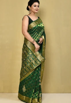 Pure Silk Kanchipuram Saree in Green