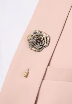 Regal Rose Metallic Lapel Pin