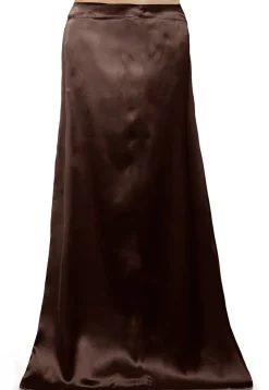 Satin Petticoat in Dark Brown