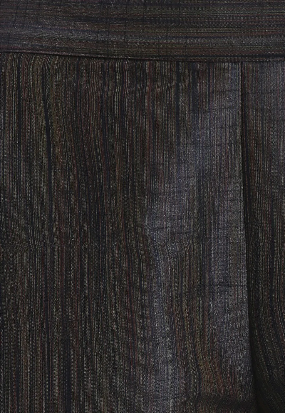 Solid Color Art Silk Pant in Black