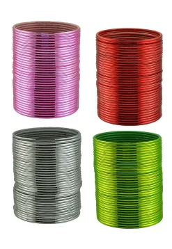 Solid Color Bangle Set