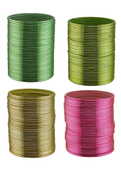 Solid Color Bangle Set