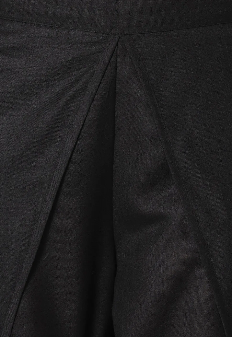 Solid Color Cotton Dhoti in Black